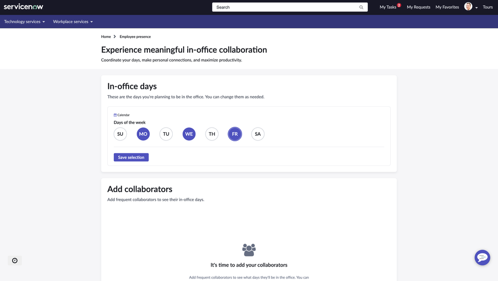 Workplace Service Delivery - What’s new in the February 1st release