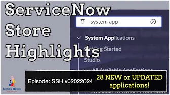 ServiceNow Store Highlights (SSH) v02022024