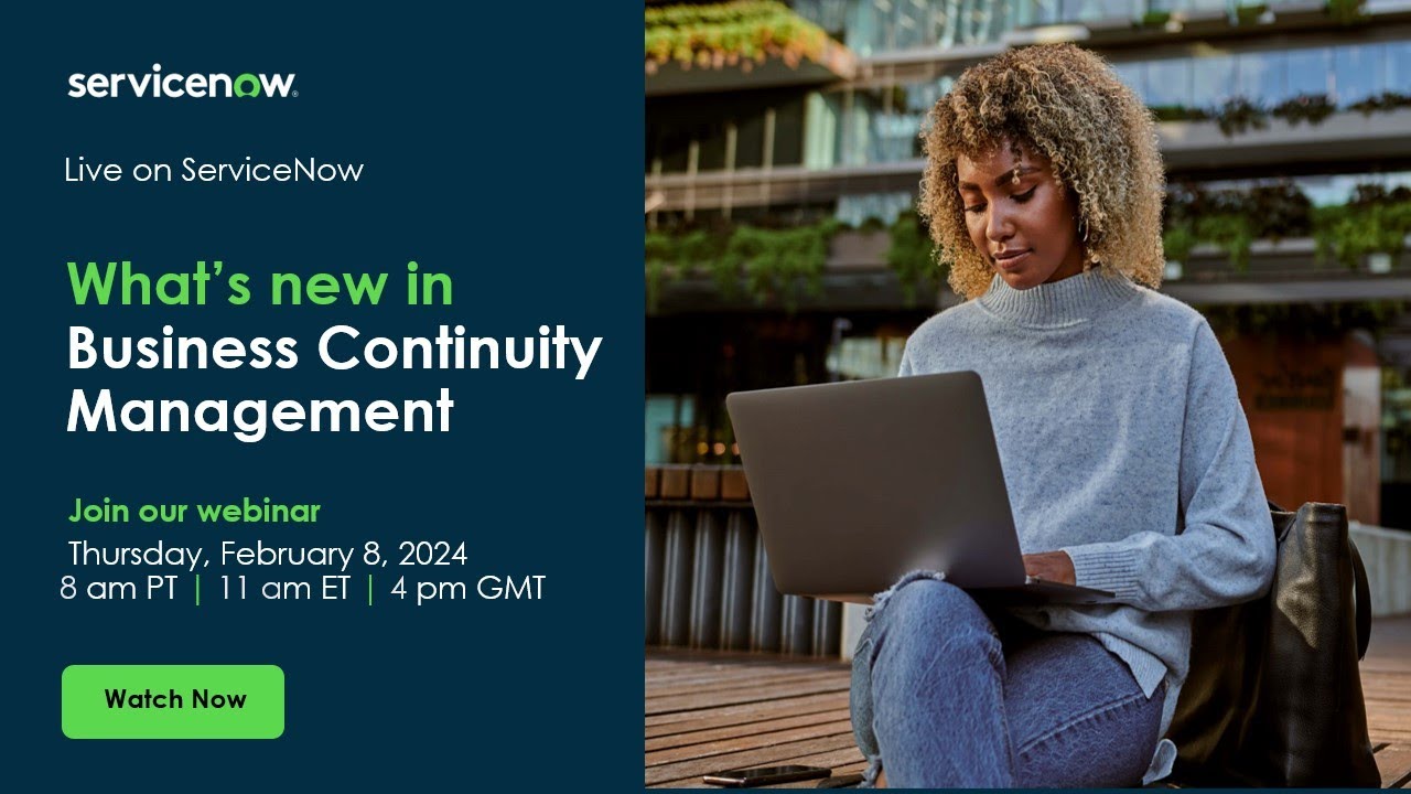 What’s new in Business Continuity Management