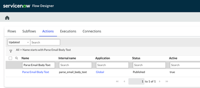 How to read body text in Inbound EMAIL Flow