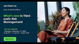 What’s new in Third party Risk Management