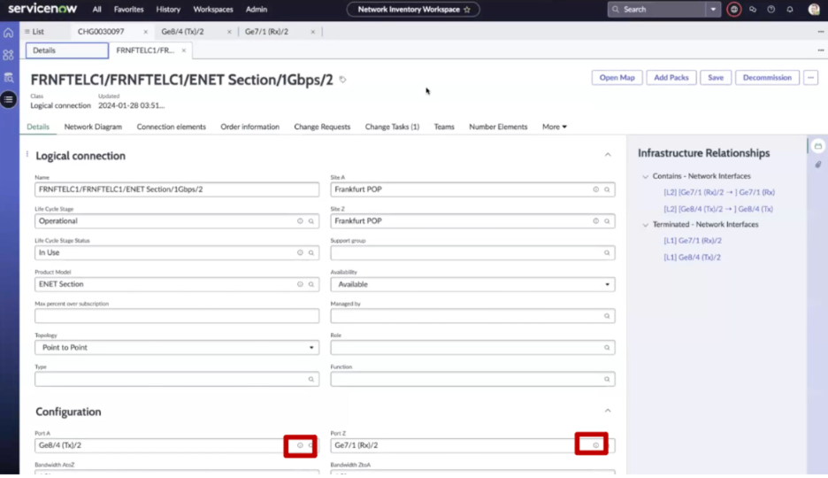 Network Inventory Cascading Lifecycle Update Support