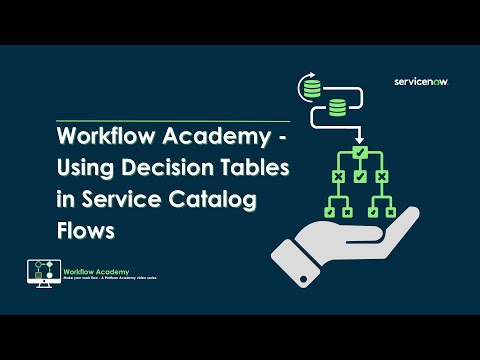 Decisions in Service Catalog Flows - Workflow Academy #03 (March 14th, 2024)