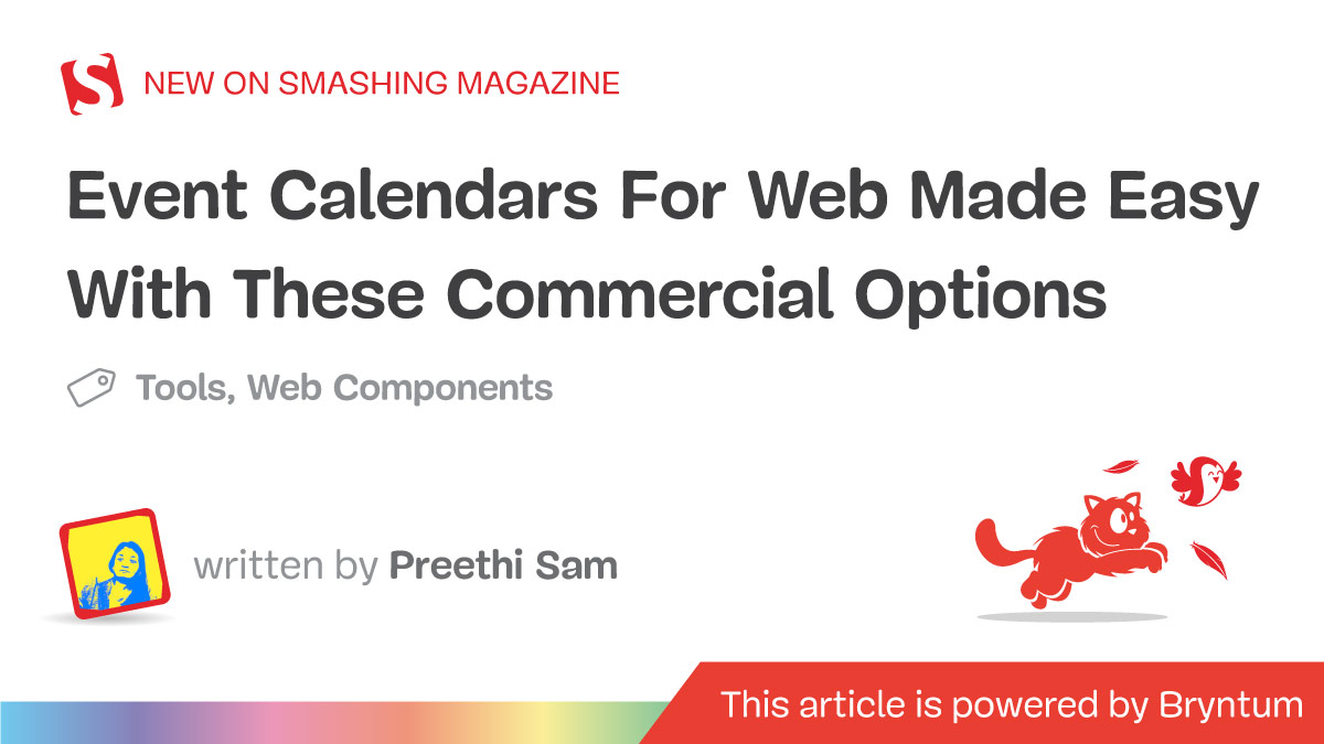 Event Calendars For Web Made Easy With These Commercial Options — Smashing Magazine