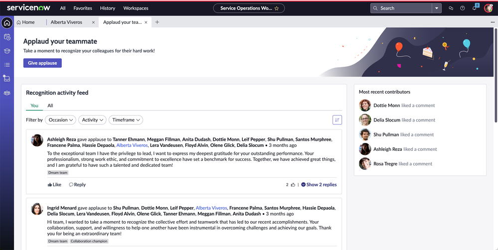 Applaud: a key ingredient in the recipe for workplace success