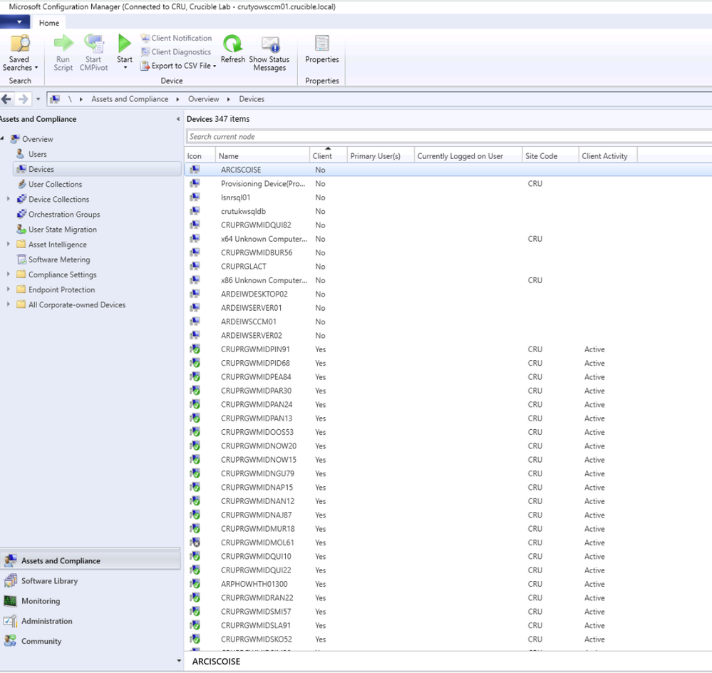 SG-SCCM Service Graph Connector