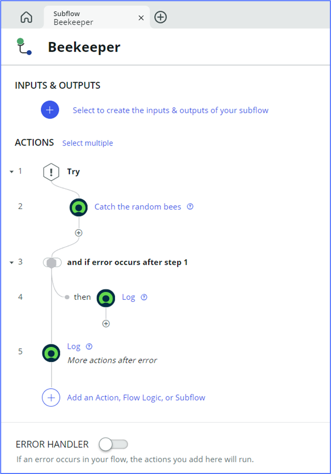 Flow and Action Error Handling Level 2: Flow Logic - Workflow Automation CoE