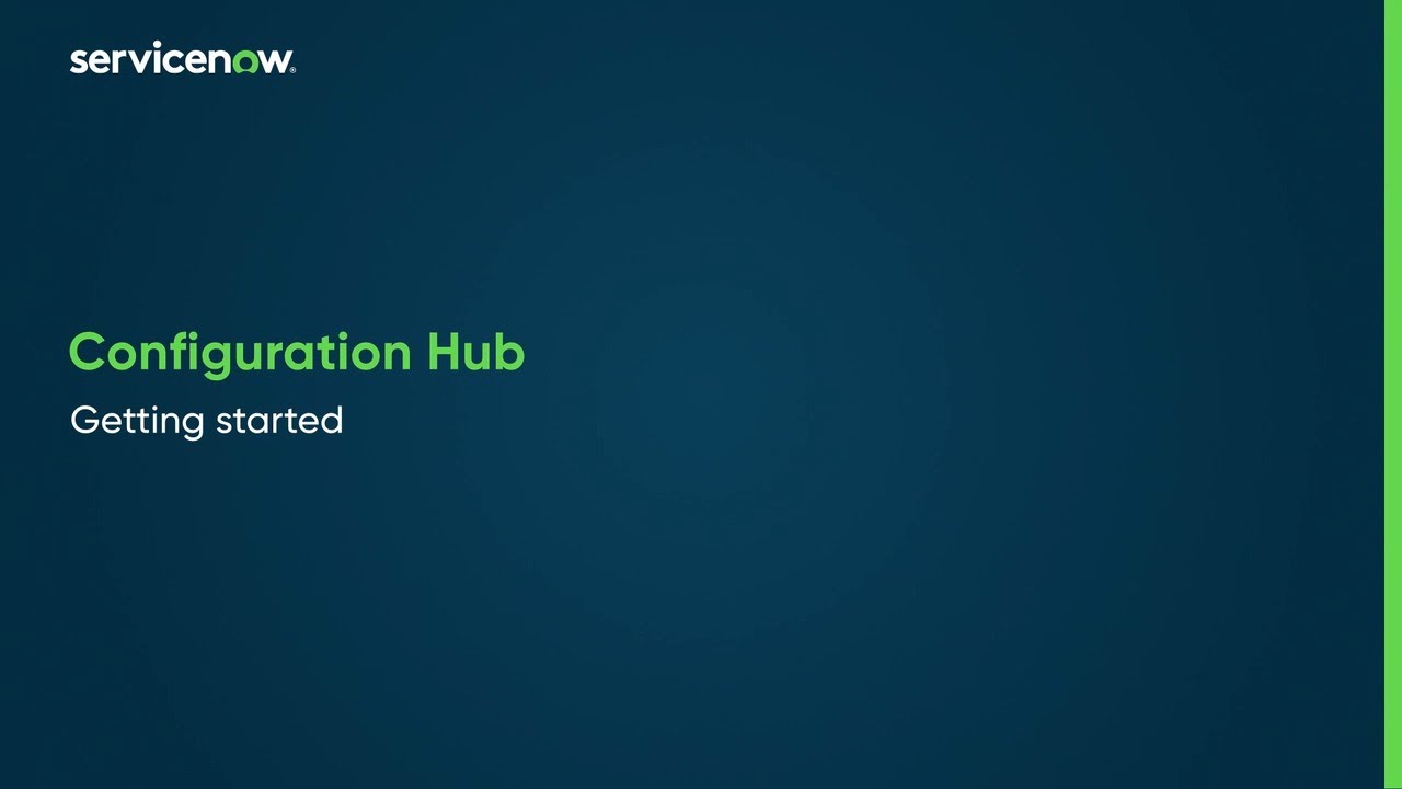 Configuration Hub | Getting started