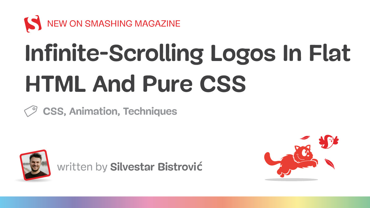 Infinite-Scrolling Logos In Flat HTML And Pure CSS — Smashing Magazine