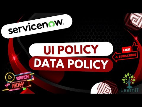 UI Policy | Data Policy | UI Policy & Data Policy Demo | Example