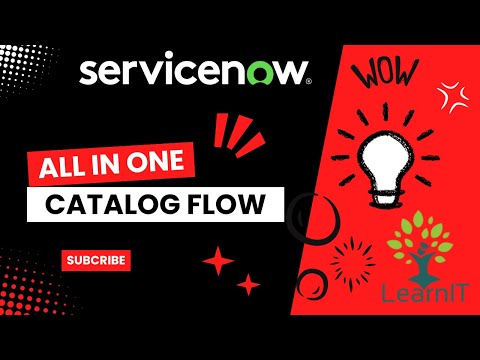 All in One Catalog Item with Flow | Flow Designer
