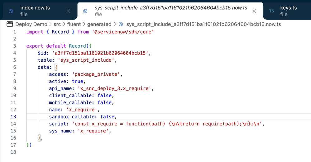 Migrating from a generated definition to Fluent