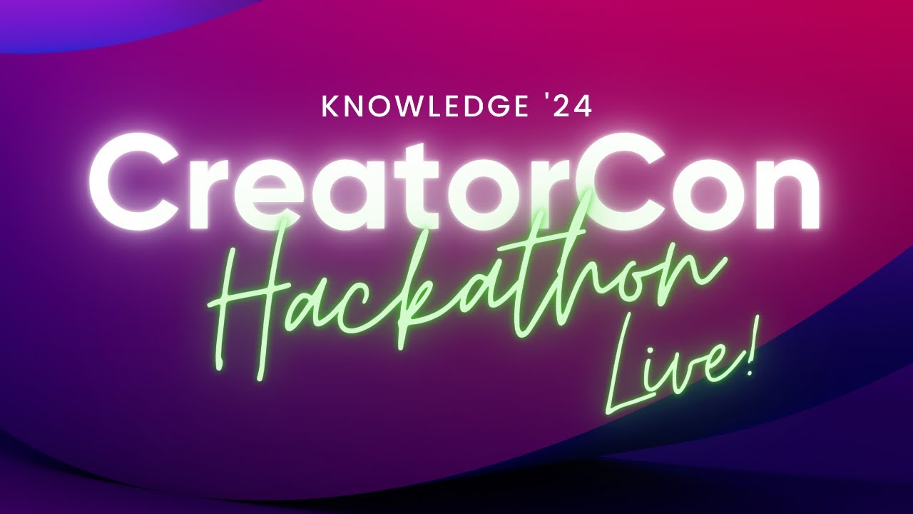 #Know24 #CreatorCon Hackathon 2024 Live Stream