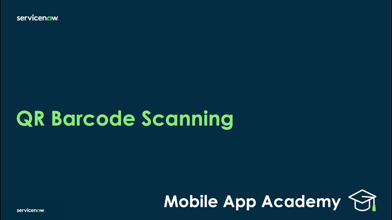 Mobile App Academy - QR Barcode Scanning