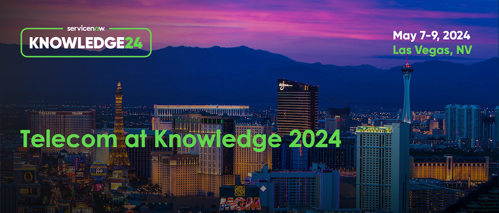 Telco at Knowledge 2024 - Understand everything needed to drive growth and reduce costs