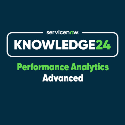 K24 - NOW Learning - Performance Analytics Advanced (PAA)