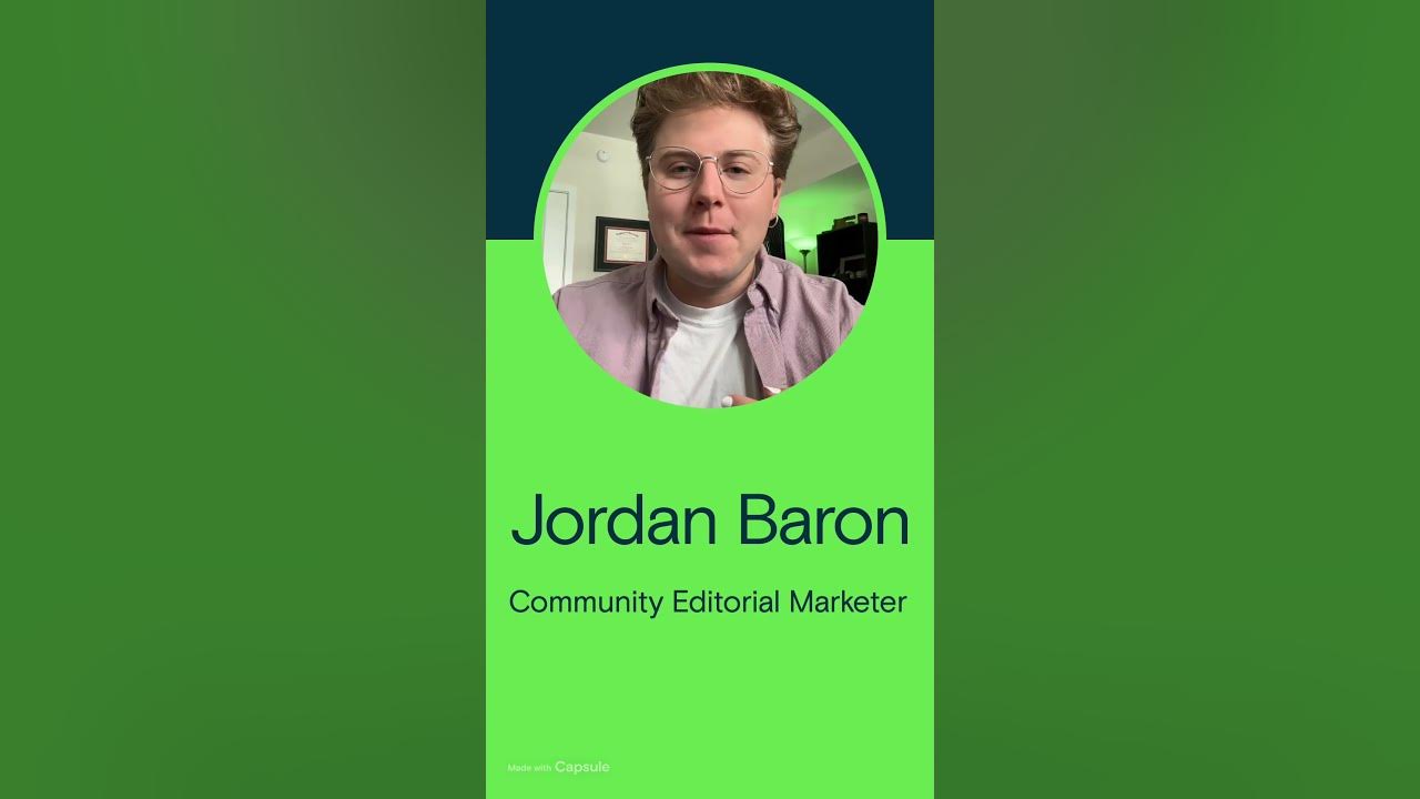 Find Jordan Baron at CreatorCon!