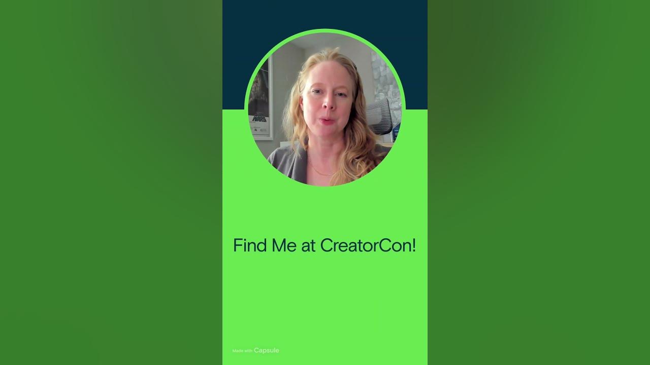 Find MVP Sarah Toulson at CreatorCon!