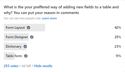 Ways to add a field on a Form