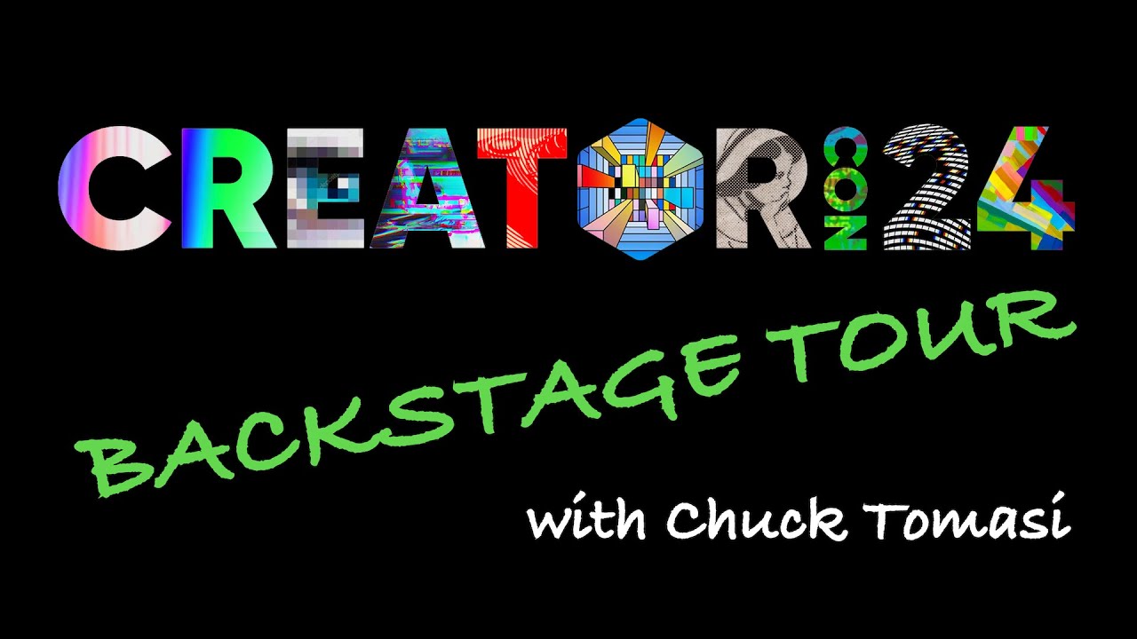 CreatorCon 24 Backstage Tour with Chuck Tomasi