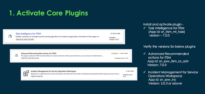How to setup & configure similarity model in Task Intelligence for ITSM