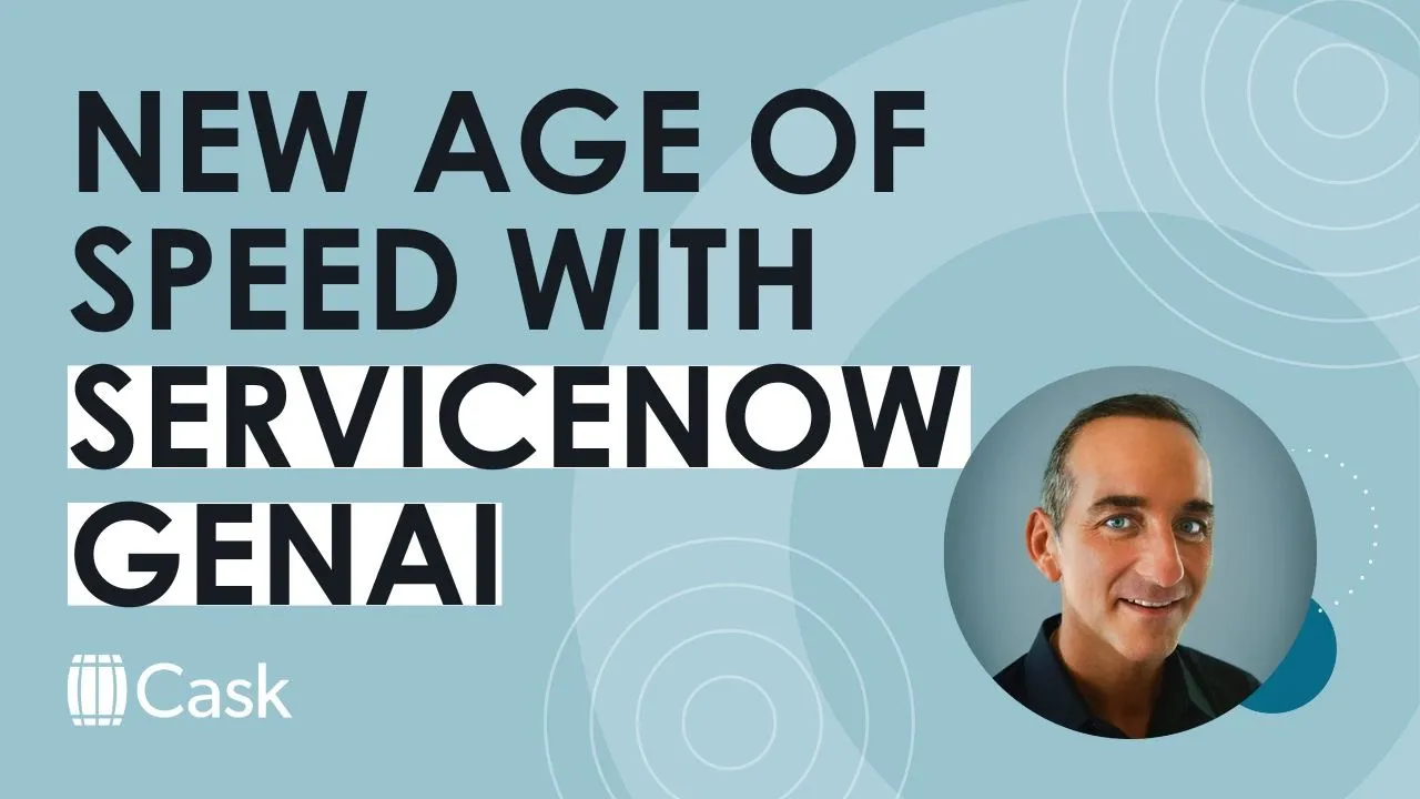 GenAI in ServiceNow: new age of speed and productivity