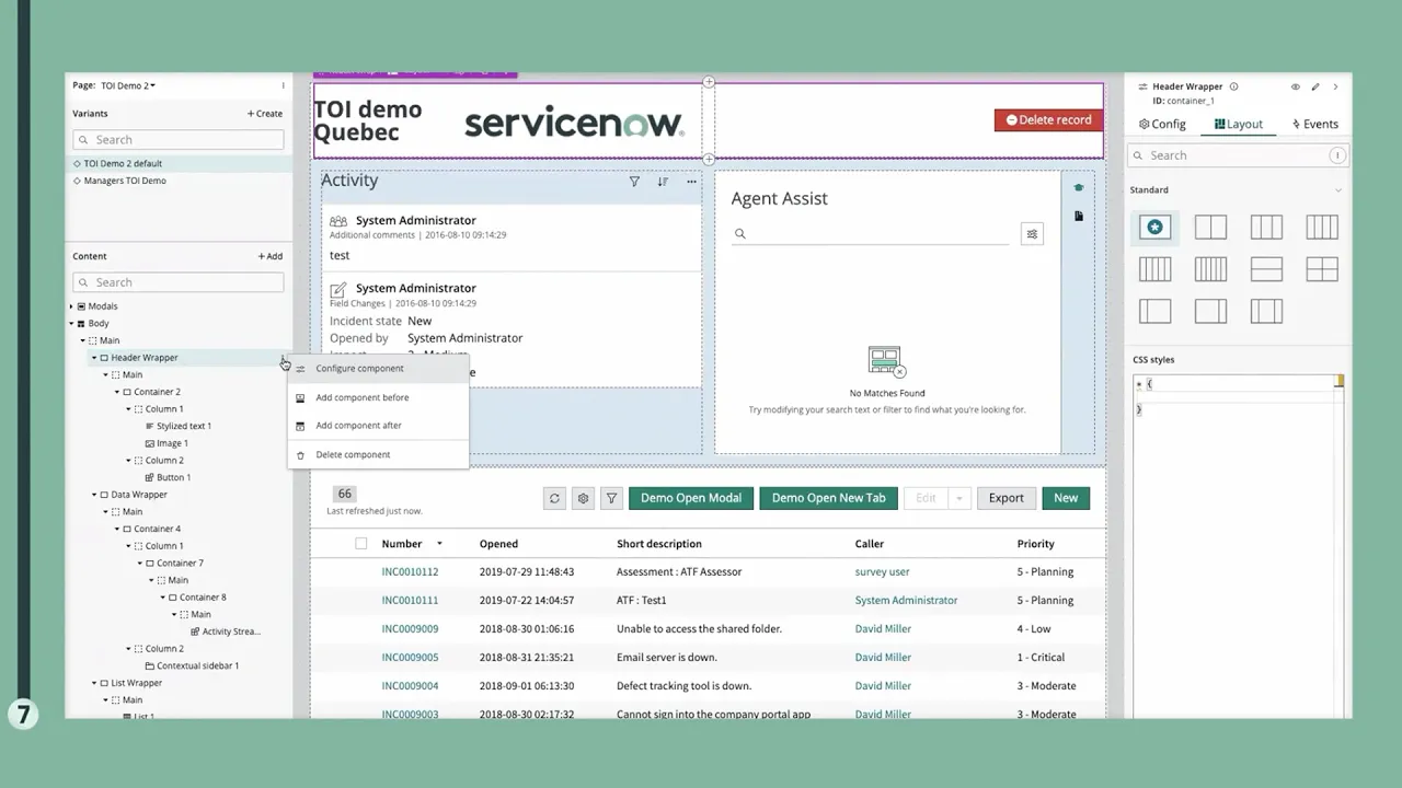 Now Experience UI Builder | Quick start