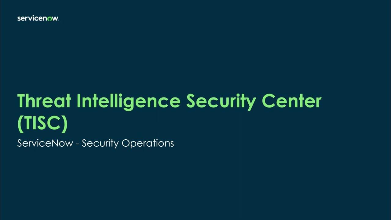 Introducing Threat Intelligence Security Center