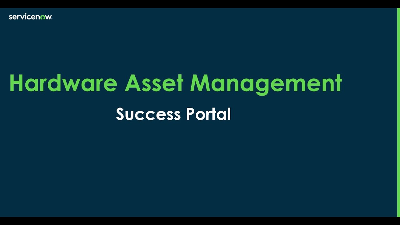 Using the HAM Success Portal to optimize Hardware Asset Management practices
