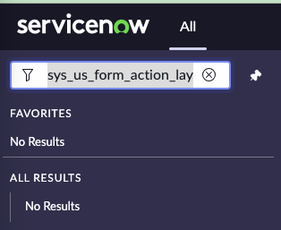Re-Order The UI actions Displayed on Servivce Operation Workspace (SOW) for a Record