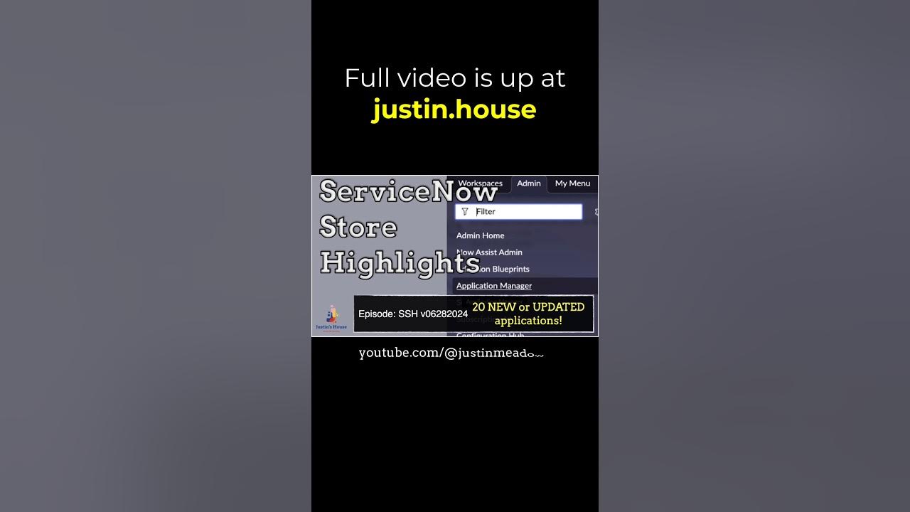 ServiceNow Store Highlights (SSH) v06282024 - short 🩳 #apps #newrelease #feature