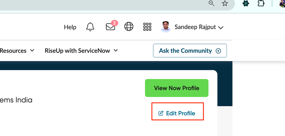 Steps to add/update/unlink email address on your Now profile