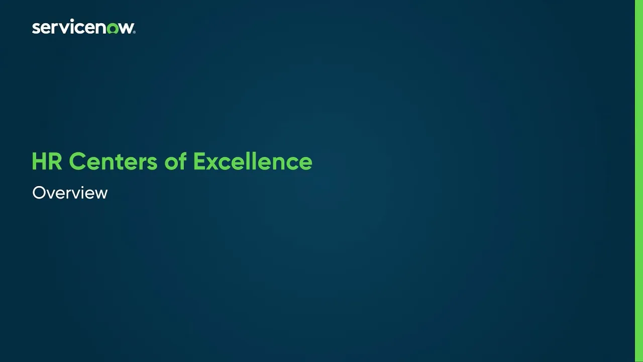 HR Centers of Excellence | Overview