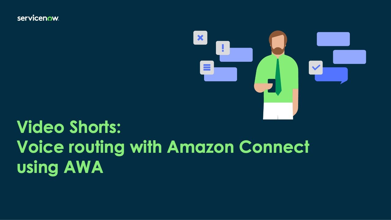 Video Shorts: Voice routing with Amazon Connect using AWA