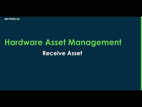 Quick Start Guide - Receive Assets on a Purchase Order