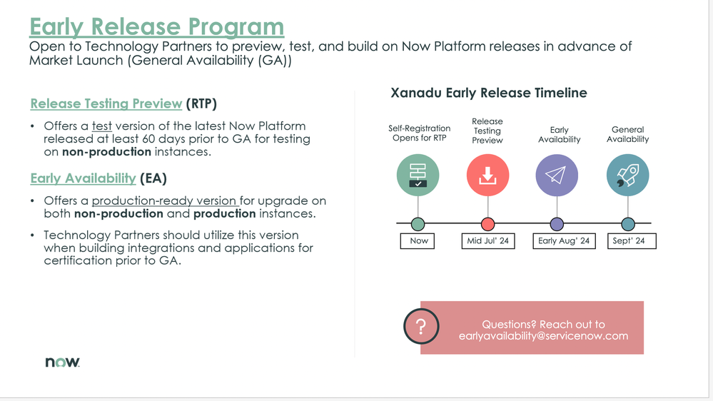 Xanadu Early Release for Build Partners