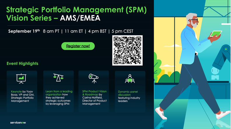 SPM Vision Series September 2024 (Strategic Portfolio Management) - Register Now!