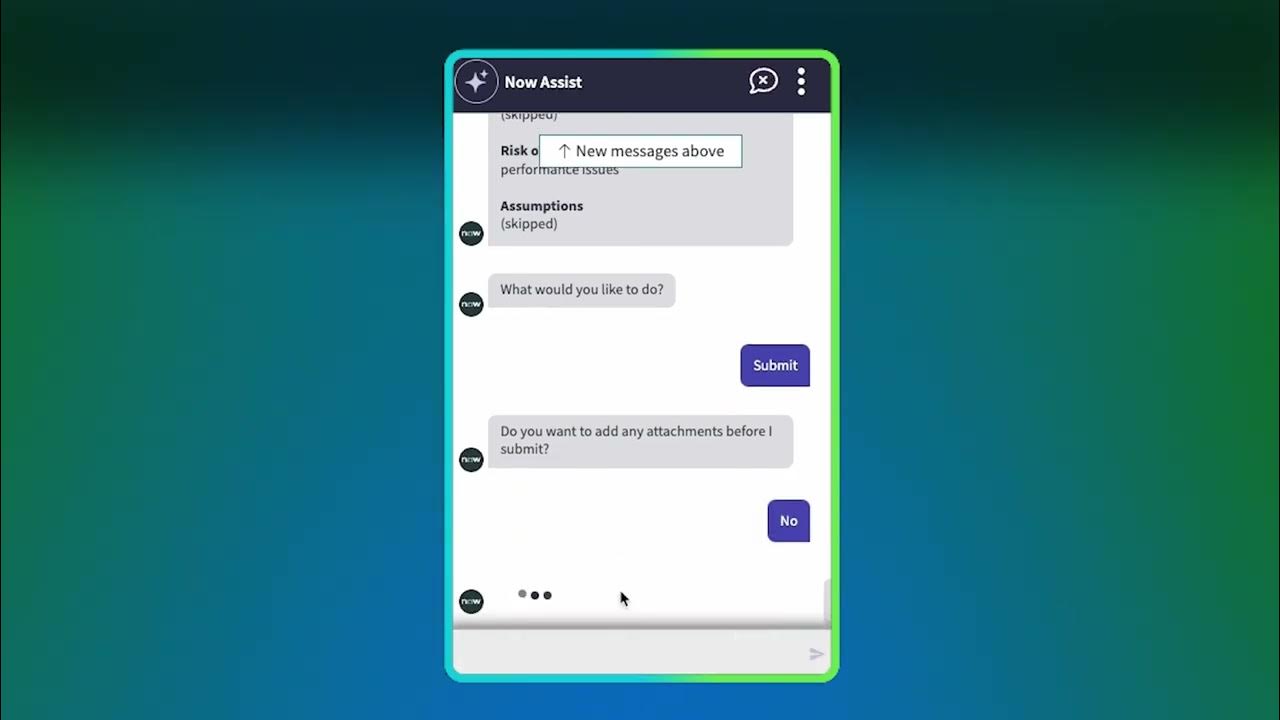 Now Assist | Create demands using conversational experience