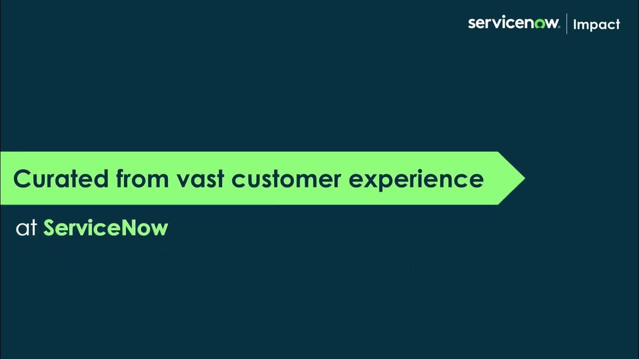 ServiceNow Impact: Value-at-a-Click