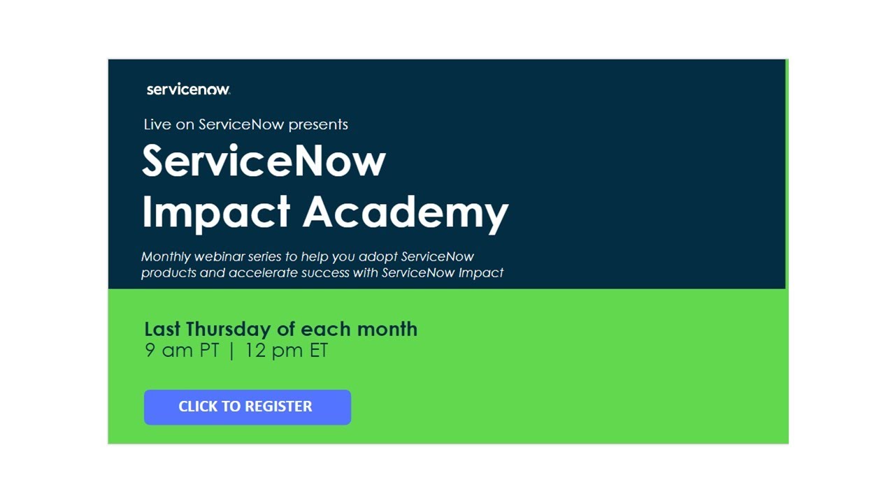 ServiceNow Impact Academy: Build your path to success with the Impact Value Journey