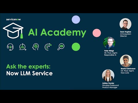 AI Academy - Ask the Experts: Now LLM Service July 23rd, 2024