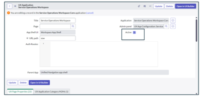 Hiding workspaces from header menu in Next experience: -