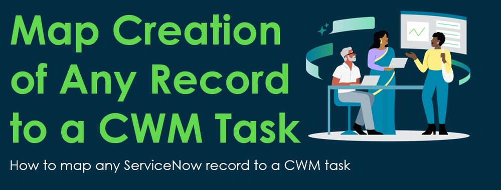How To: Map Creation of Any Record to a CWM task