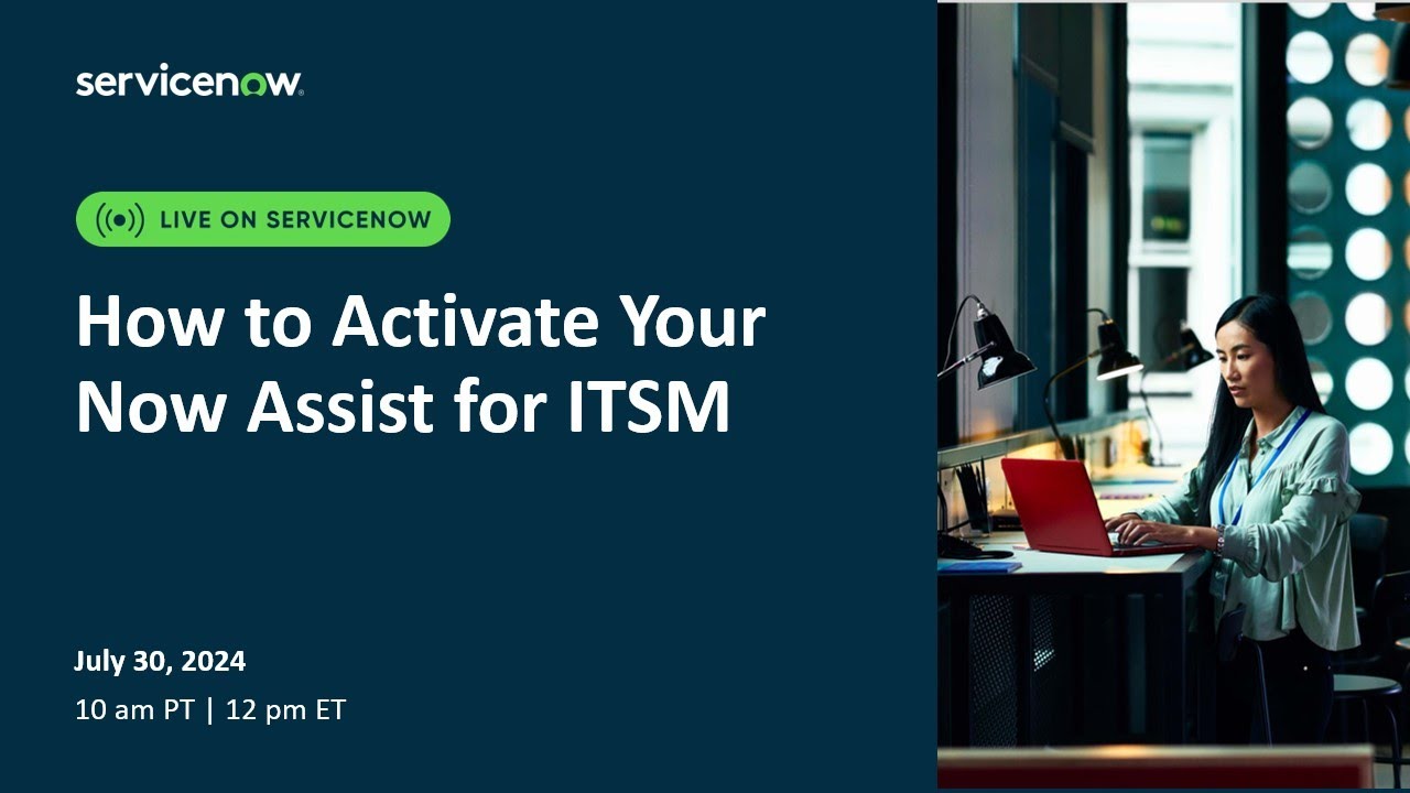 How to Activate Your Now Assist for ITSM