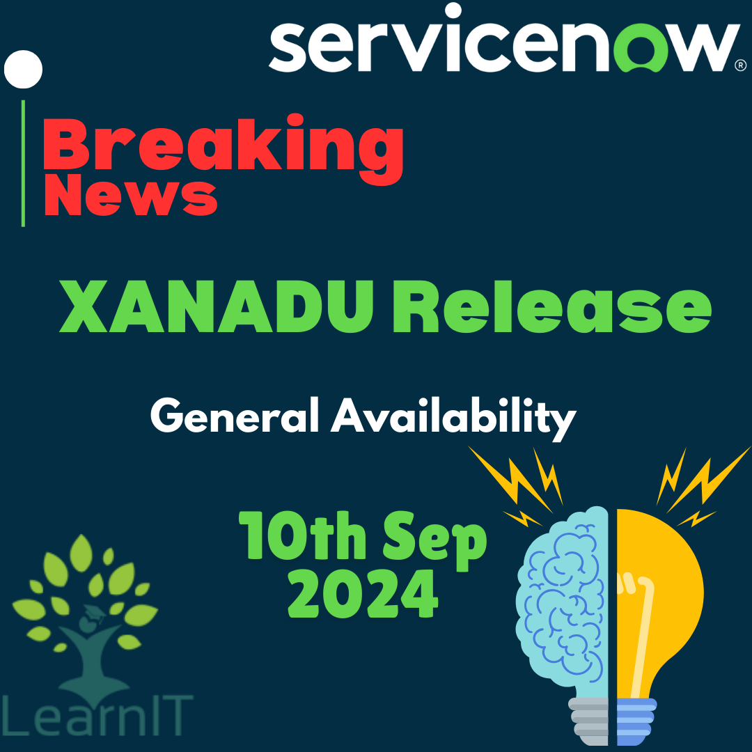 ServiceNow XANADU Availability