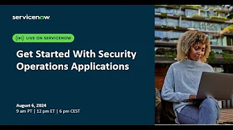 Get Started With Security Operations Applications