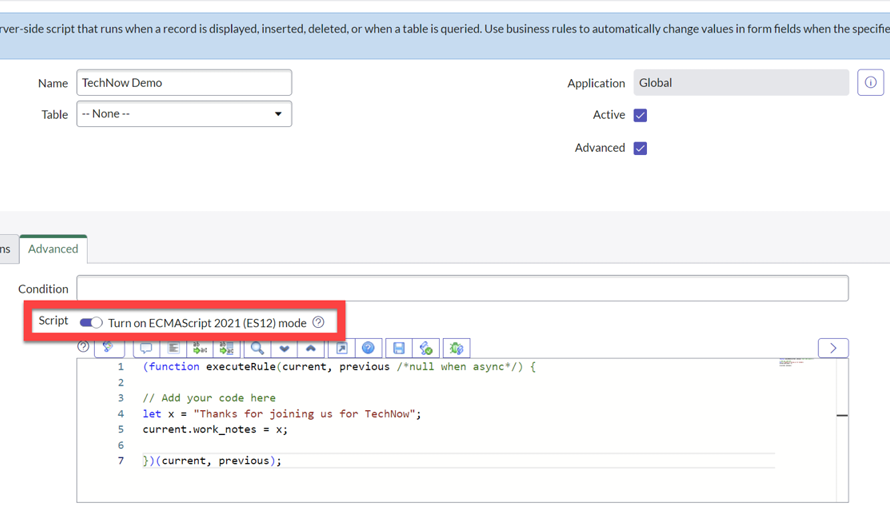 ServiceNow XANADU Release Update/Feature 6