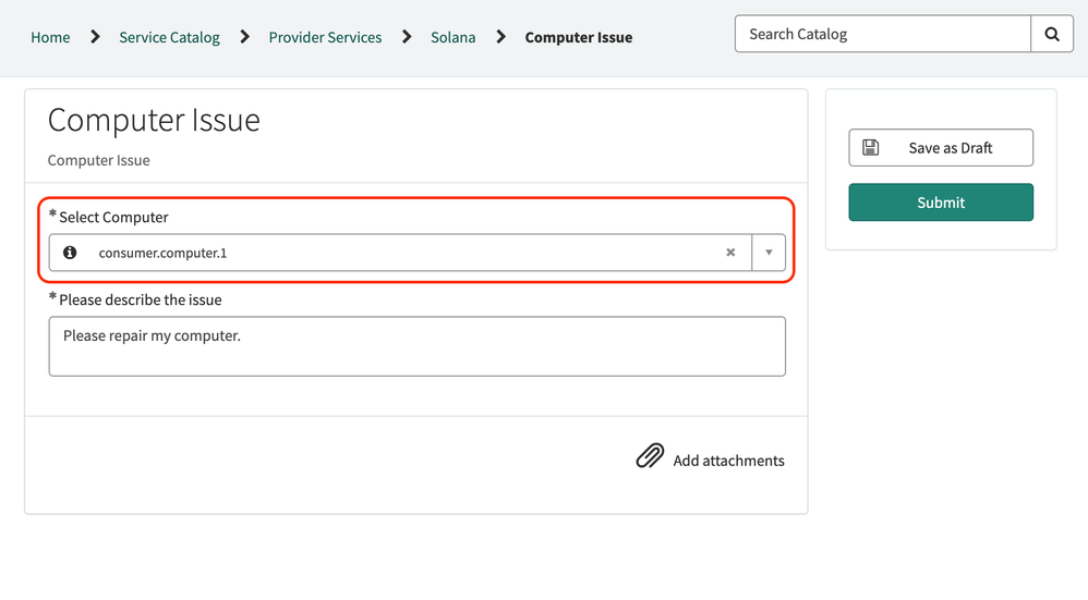 Service Bridge - Remote Record Producer: Getting the display value of a reference variable