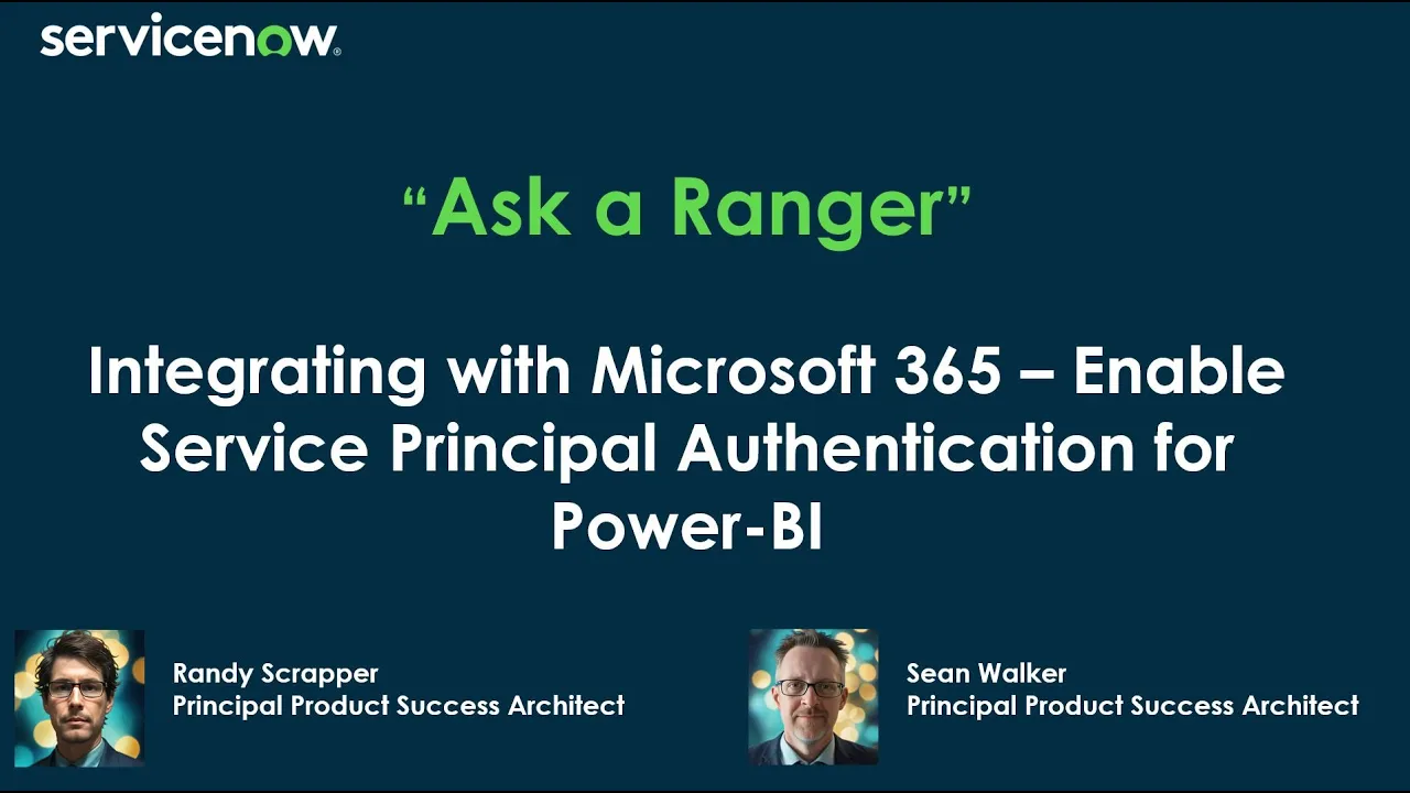 Integrating with Microsoft 365 Series - Enable Service Principal Authentication for Power-BI