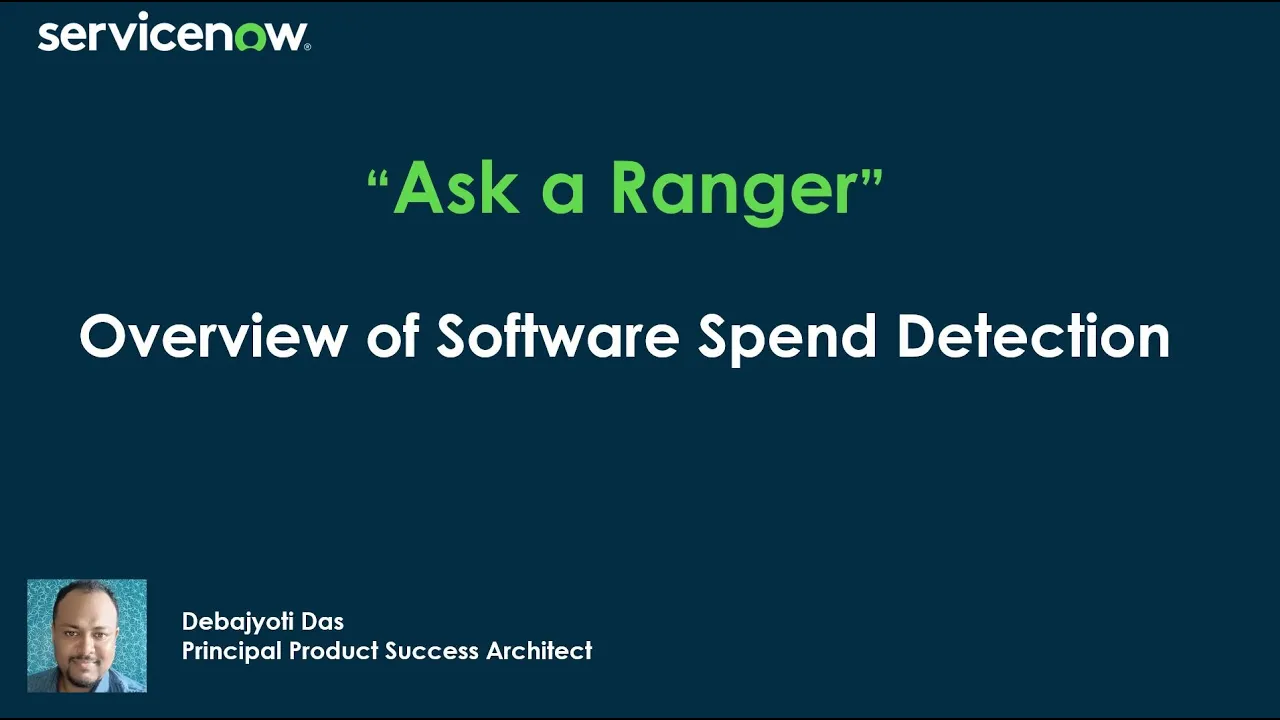 Overview of Software Spend Detection